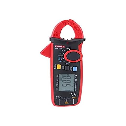 UNI-T UT210D Serie UT210 Mini-Klemme, 200 A AC/DC, 600 V AC/DC, 60 kHz, -40 °C-1000 °C/-40 °F-1832 °F Cover