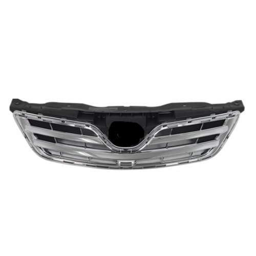 Calandre avant pour Toyota Corolla 2010-2013 double barre de style racing en finition silver