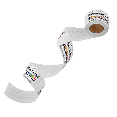 Vaxato (Pack Of 100) Self-Adhesive Wound Measurement Tools Wound Measuring Ruler Medical Ruler Wound Measuring Tool Wound Measure Sticker #TOP4