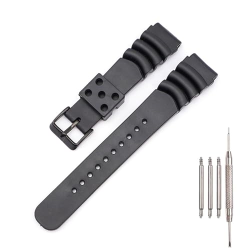 Bracelet en caoutchouc 22mm Seiko Divers homme haute finition