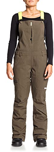Pantalon de snowboard femme DC imperméable Collective Bib Tarmac L avec isolation thermique