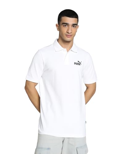 Image of Puma Men Cotton Solid Regular Fit T-Shirt