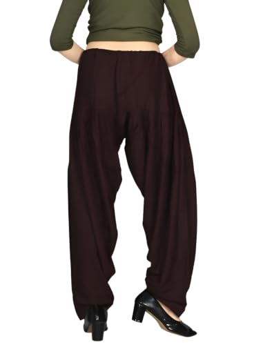 Image of FASHION GALLERY Women's Rayon Relaxed Fit Patiala Salwar with Full Length Drawstring Closure Type and Flexible Waist | Patiala Pant for Woman Free Size Fit Upto XXL
