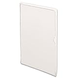 Pendaflex PFX62004 CopyGard Heavy-Gauge Organizers, Jacket, Letter Size, Vinyl, CLR, 25 per Box