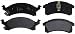 Raybestos SGD506M Service Grade Semi-Metallic Disc Brake Pad Set