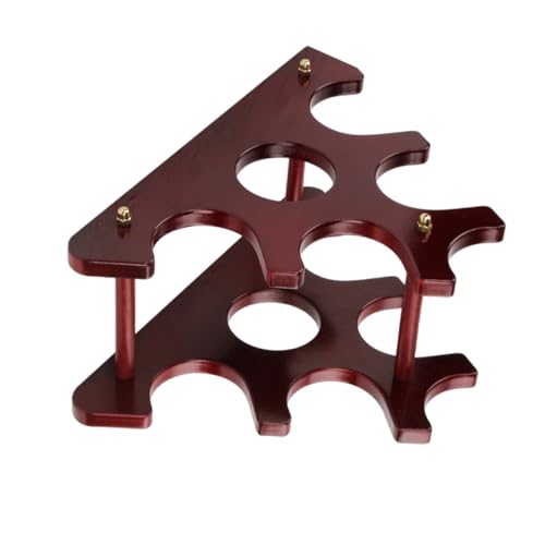 Soporte para botellas de vino de madera sólida KICHOUSE