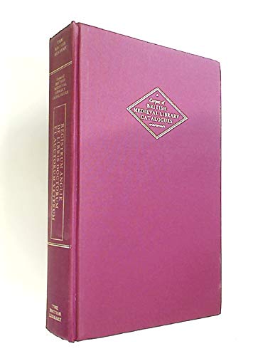 Amazon | The Registrum Anglie (Corpus of British Medieval Library ...