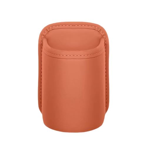 MCHHYL Portavasos para Coche para Dacia Duster 1 2010-2017, Organizador Automóvil de Cuero PU con Clip de Fijación Caja de Almacenamiento Multifuncional,Orange