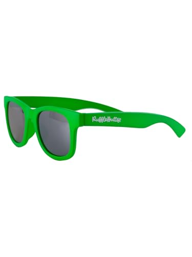 RuffleButts Unisex Infant Sunglasses - Polarized 100% UV Neon Lime 0-24m - image 1