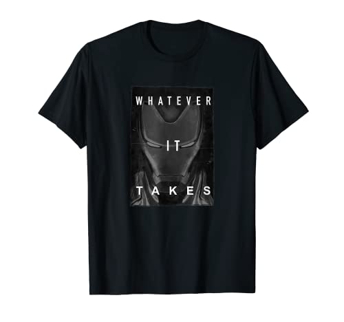 Marvel Avengers Endgame Iron Man Dark Poster Camiseta