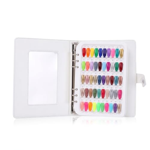 Livre d'échantillons de vernis à ongles pour organiser un salon de manucure