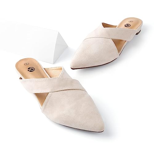 Rekayla Mules Shoes For Women Nude 07 #TOP1