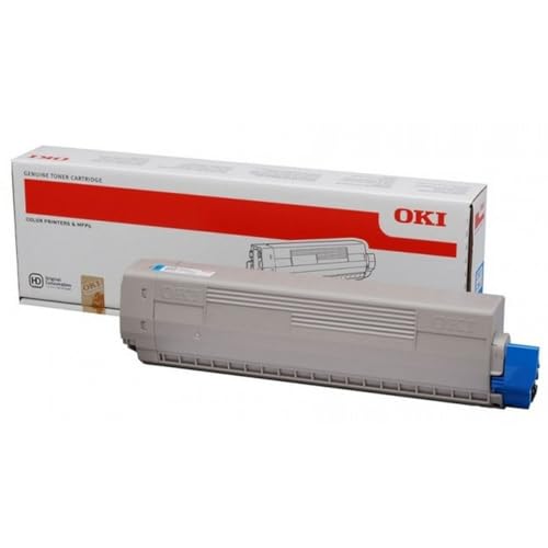 Toner cyan OKI 44059255 haute pr&eacute;cision pour des graphiques nets