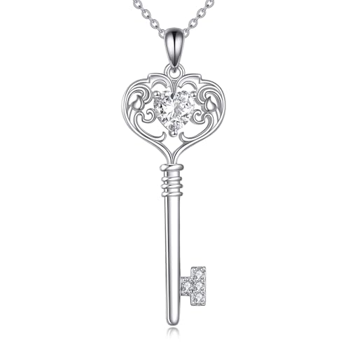 Collier pendentif clé de son cœur Wen Jewelry : bijou d'exception pour sublimer votre femme