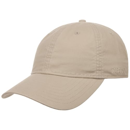 Stetson Ducor Sun Guard Fullcap Herren Baseballcap aus Bio-Baumwolle nachhaltig Frühjahr Sommer Cap mit Sonnenschutz UV 40 Stonewashed-Look Outdoorcap beige XL (60-61 cm)