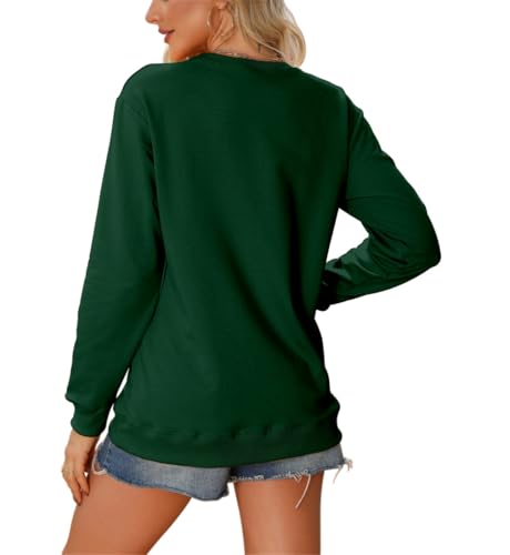 FORHVIPS Funny Teacher Sweatshirt Women Dear Student Behind Me Inspirational Graphic Tee Long Sleeve Teach Life Pullover Top3