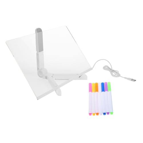 Tableau effaçable en acrylique pour éliminer le désordre des notes en papier