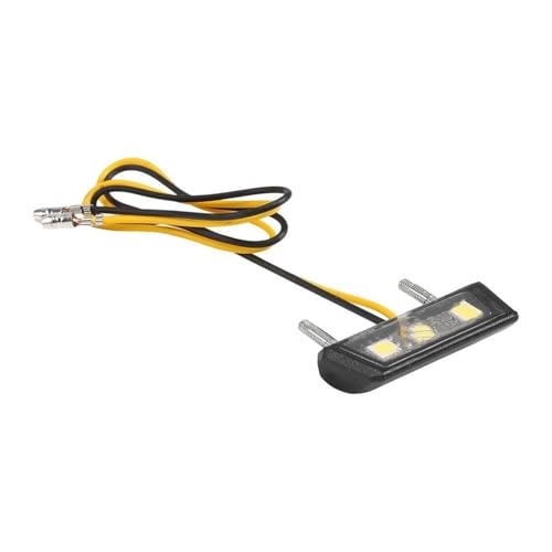 Feu arrière LED pour moto et éclairage de plaque d'immatriculation noir
