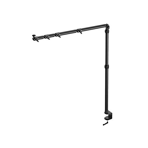 Elgato Master Mount L, pince pour bureau haut de gamme avec perche télescopique jusqu’à 125 cm et filetage 1/4" pour fixer des lumières, caméras et micros, idéale pour streaming, visio et studios