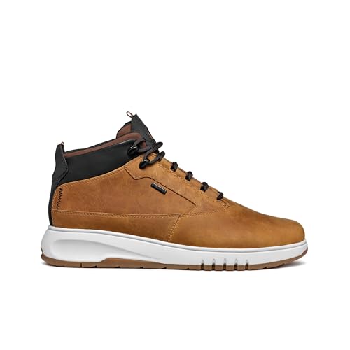 Geox U Aerantis 4x4 B ABX - Botines para Hombre, Ocre, 44 EU