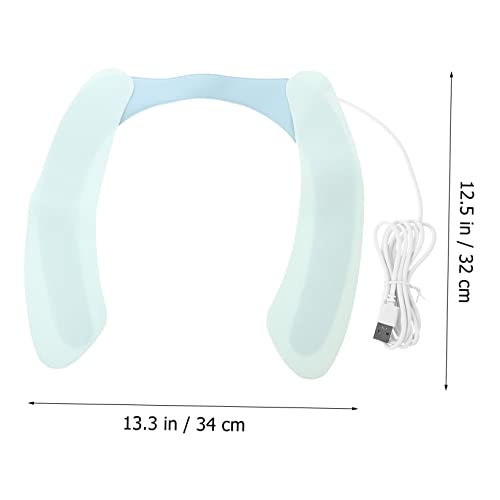 YARNOW Beheizbarer Toilettensitz Wärmender Toilettensitz Flanell Blau Beheizbarer Toilettensitzbezug Beheizbares Toilettensitzkissen Beheizbarer Toilettensitzbezug – Bild 6