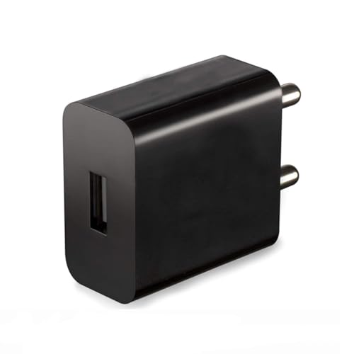 Image of 18W Charger for Xiaomi Redmi 13C 5G / 13 C Charger Original Adapter Like Android Mobile Fast USB Wall Charger with 1 Meter USB Type C Charging Data Cable (3 Amp, TBE14, Black)