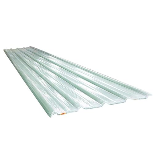 ZBWWBZZ Placas de techo transparentes, placas de techo de policarbonato, resistentes a los rayos UV, para estadios, establos, invernaderos, 5 unidades, 35 x 43 pulgadas