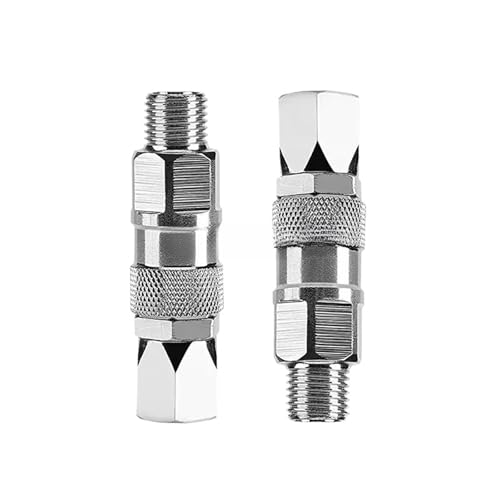 Conector giratorio de acero inoxidable de 1/4 para pintar techos y esquinas con airless 2