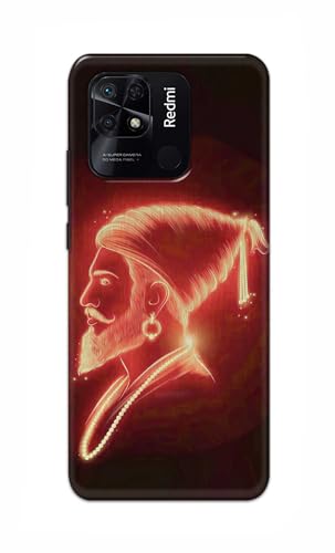Image of Plastic Printfidaa Printed Hard Back Cover Case For Redmi 10 | Redmi 10 Power Back Cover (Chatrapati Shivaji Maharaj) -112