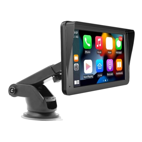 Azwamkue 7インチタッチスクリーンカーラジオは、CarPlayとAndroid Auto Wirelessをサポートし、車内エンターテイメントを向上させるためのビデオプレーヤーです。