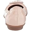 Clarks womens Gracelin Lola Ballet Flat, Blush Synthetic Patent, 8 US