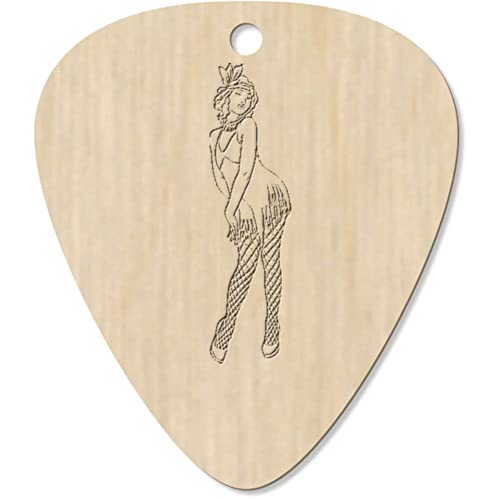 Azeeda 7 x ‘Belle Femme’ médiator/pic de Guitare (GP00026726) - Les Beatles, Paul McCartney, John Lennon, RIngo Starr, George Harrison Azeeda 7 x 'Belle Femme' médiator/pic de Guitare (GP00026726)