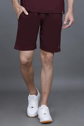 Image of GODFREY Cotton Half Trackpant with Zipper Pocket Shorts for Men | Outdoor Light Weight Sports
