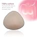 Fake Protective Case, 1 Pcs Cotton Pocket for Mastectomy Silicone Forms, L Size Breathable Pockets, Prosthesis Cover Bags ()