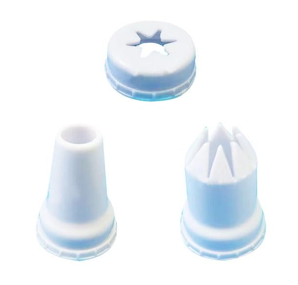 Accessoires De Buse Machine À Crème Glacée, 3 En 1, Capuchons Modélisation Fantaisie, Pièces, Capuchon Rechange Glace