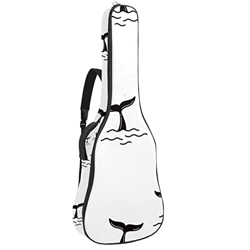 Housse étanche pour guitare acoustique avec double bandoulière et poche Gris ananas, Multicolore 02, 42.9×16.9×4.7 in… - Les Beatles, Paul McCartney, John Lennon, RIngo Starr, George Harrison Housse étanche pour guitare acoustique avec double bandoulière et poche Gris ananas, Multicolore 02, 42.9x16.9x4.7 in…