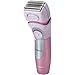 Panasonic Electric Shaver for Women, Cordless 4 Blade Razor, Close Curves,  Bikini Attachment, Pop-Up Trimmer, Wet Dry Operation - ES2216PC