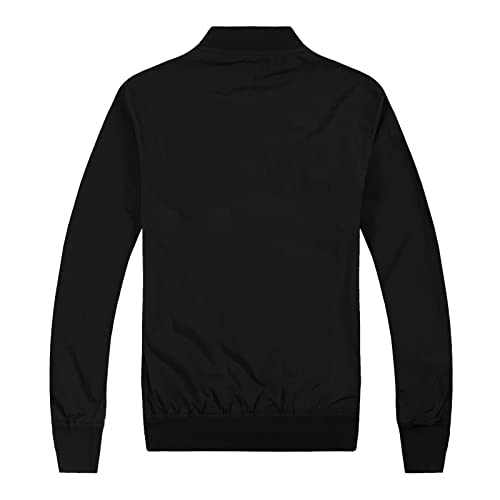 Image of SUNDAY ROSE Mens Softshell Lightweight Bomber Jacket Slim Fit Casual Windbreaker Spring Fall Outdoor Fashion Coat