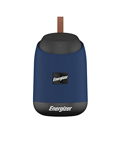 Energizer BTS-061 Speaker Bluetooth portatile con power bank, microfono per chiamate in vivavoce, modalità FM, compatibile con smartphone/tablet e dispositivi MP3, Blu