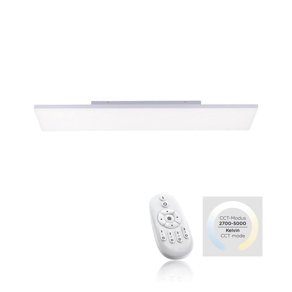 Paul Neuhaus LED Deckenleuchte 100x25cm, dimmbar Fernbedienung CCT | dimmbar, Fernbedienung, CCT, Lichttemperaturwechsel