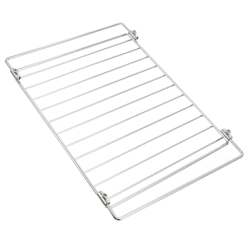 BBQ Grill Grate, BBQ Grill Mesh, Barbecue Rack Grill Net Stainless Steel Basket Mesh Wire BBQ Grilling Outdoor Grates Baking Chicken Topper Charcoal Barbeque (Silver)