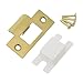 Stainless Steel Garage Door Reinforcement Plate with Deadbolt Cover Plate for Enhanced Security, Heavy-Duty Door Strengthening, Fits Standard Garage(Gold)