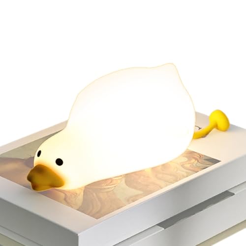 Lámpara de pato genérica | Luz nocturna animal | Iluminación portátil ajustable 3 modos con apagado automático para dormitorio cuarto de baño, dormitorio, casa, noche, colegio sueño lactancia