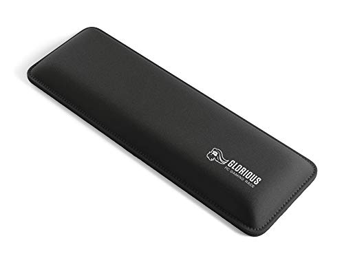 Glorious Gaming Wrist Pad/Rest - Compact - Black - Mechanical Keyboards, Stitched Edges