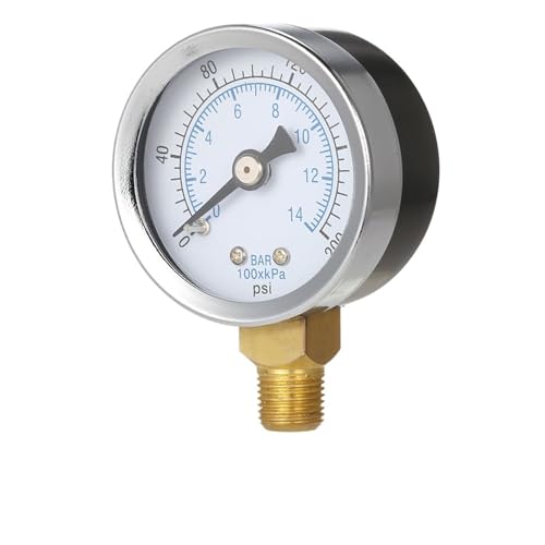 Manomètre de pression hydraulique à cadran 40 mm anti-surpression
