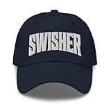Merch Town Swisher Baseball Cap Swisher Dad Hat Iowa IA Hat Embroidered Souvenir Navy