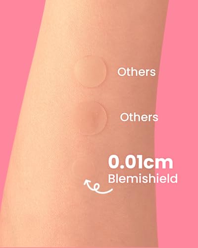 GLAM UP Hydrocolloid Blemish Pimple Zit Patches - Invisible Ultra Thin Spot Cover Stickers for Face and Skin, Strong Water-proof and Adhesive Overnight, Vegan-friendly (36 Count / 2 Sizes)