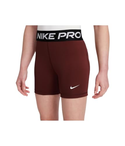 Image of Nike, Girls, Pro Shorts (Little Kid /Big Kid), Mystic Dates /White, Large, Big Kid