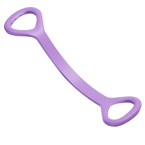 Refoiner ストレッチバンド ピラティスバンド ?力? ヨガストレッチストラップ 筋トレ ゴムバンド 背筋 トレーニング 柔らかく快適な弾性ロープ フィットネストレーニング用 背中のストレッチ 滑り止めハンドル 快適なグリップ 男性 女性 ジムに最適