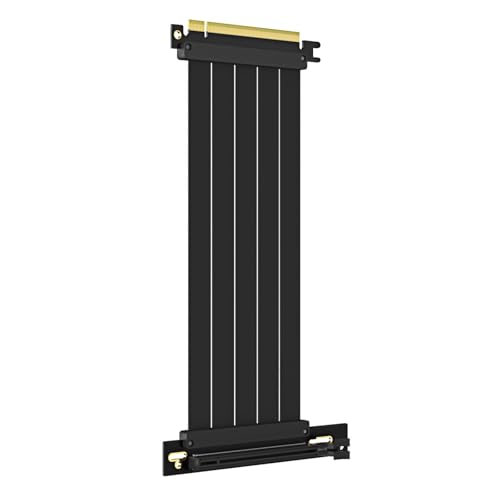 GLOTRENDS 250mm PCIe 4.0 X16 Riser Cable for PCIe 4.0/3.0 GPUs, Such as GeForce RTX 40/30 Series and AMD Radeon RX7000/RX6000 Series, etc by GLOTRENDS - Used condition - US$31.97